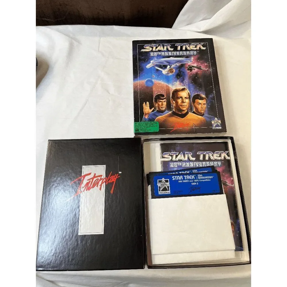 Star Trek 25th Anniversary‎ (IBM Tandy DOS 2.1) 5.25 Complete Big Box Game